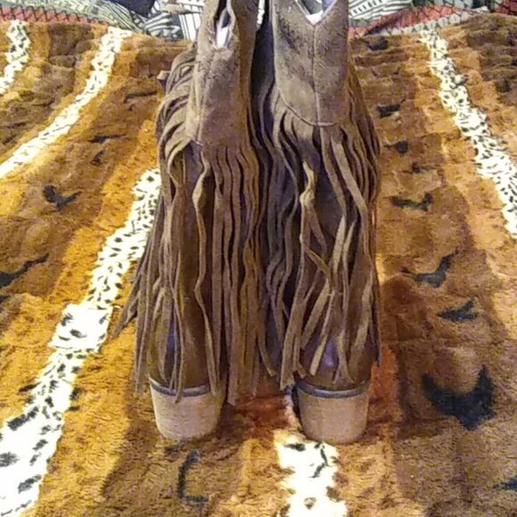 Fringed Cowboy Boots - Picture 3 of 5